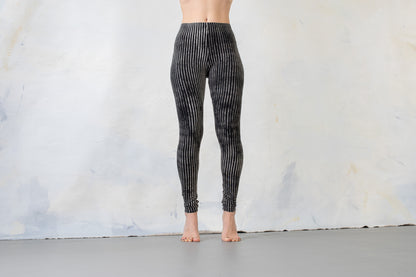 Leggings Striped - Batik, Print - black-beige-gray