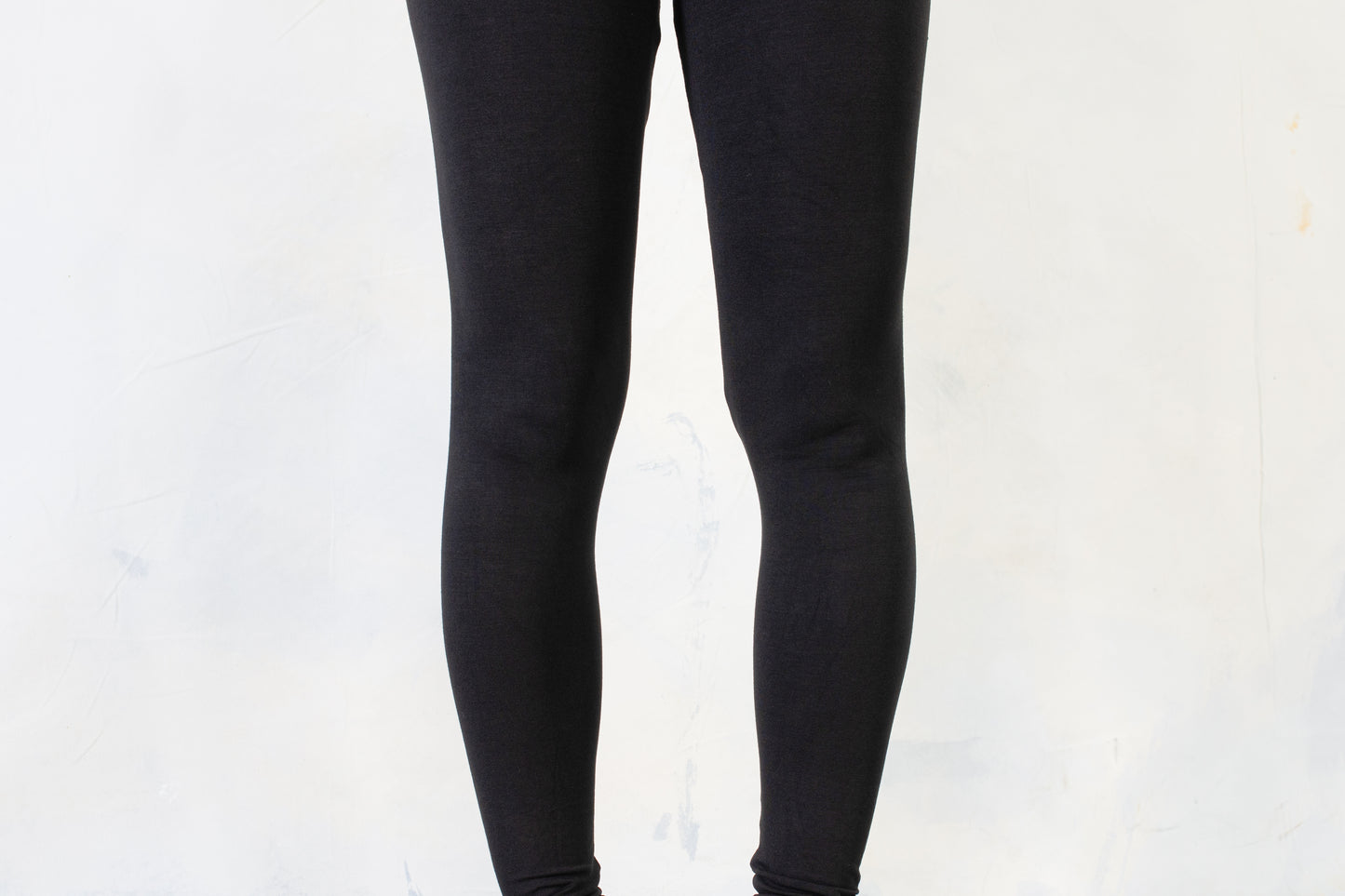 Leggings deep black - unisex - plain black