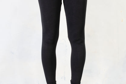 Leggings deep black - unisex - plain black