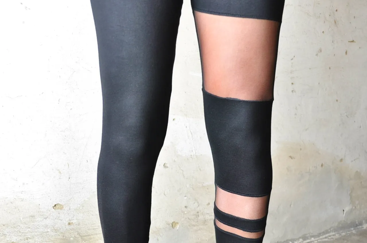 Cute mesh outlet leggings