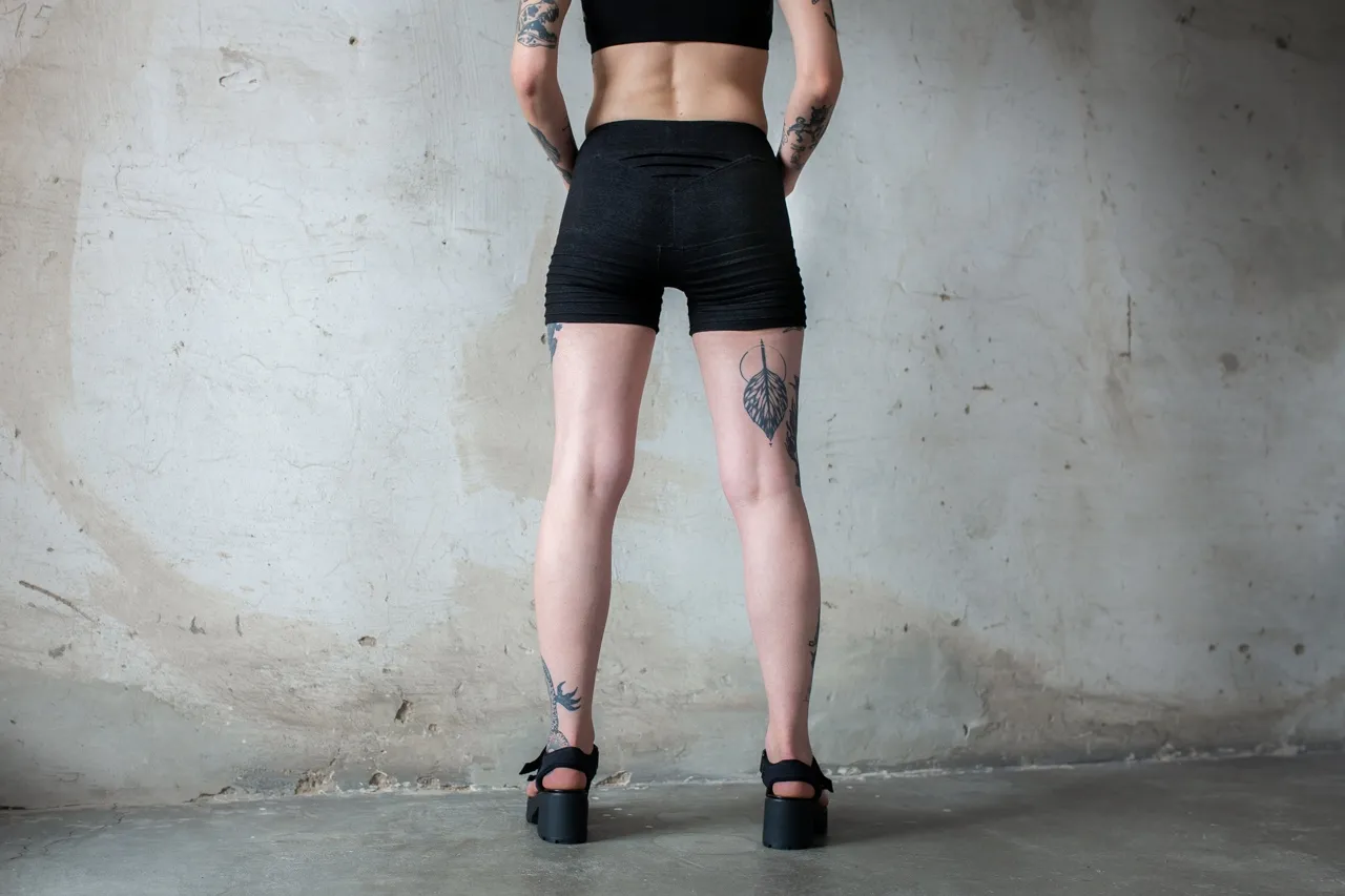 Women’s Yoga Shorts - Grey